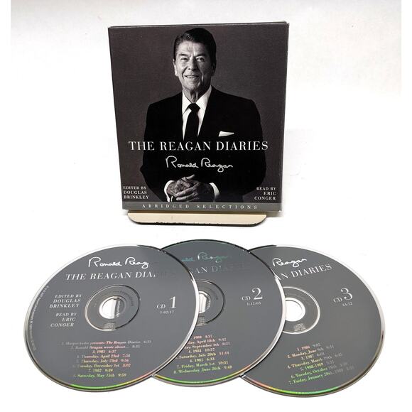 Audiobook - The Ronald Reagan Diaries on 3 CDs - Ronald, Trickle Down, Diary - Picture 1 of 3